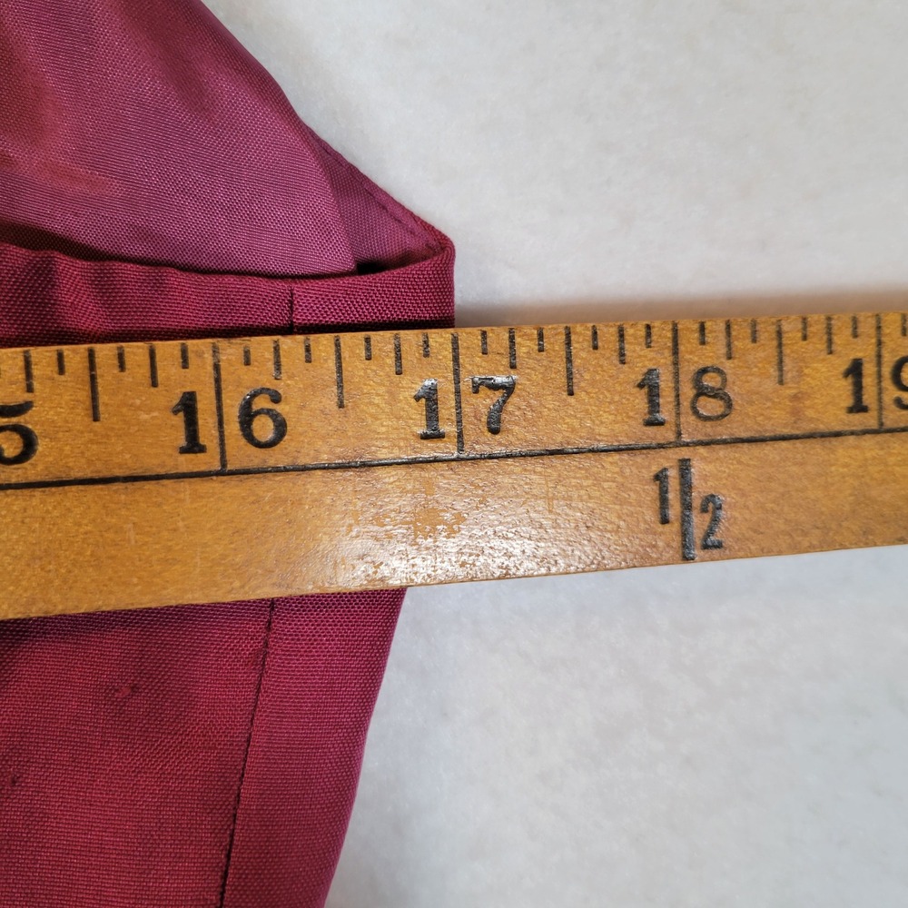 Ann Taylor Womens Silk Vintage Spaghetti Strap Midi Dress Size 10 Purple Friends - Picture 6 of 10